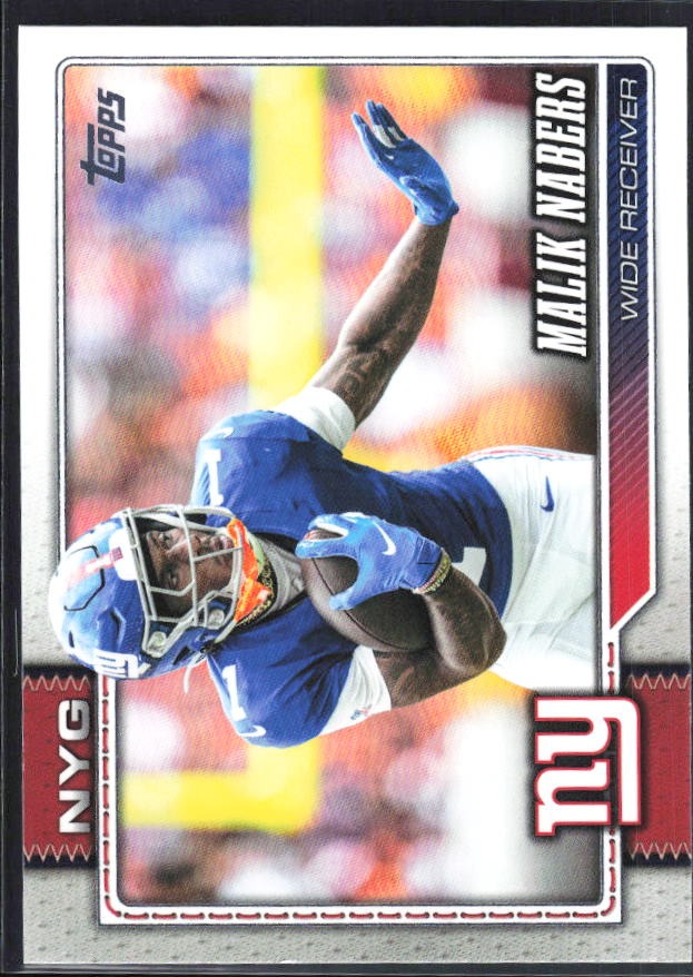 2026 Topps Flagship Football Malik Nabers #153 – framsida