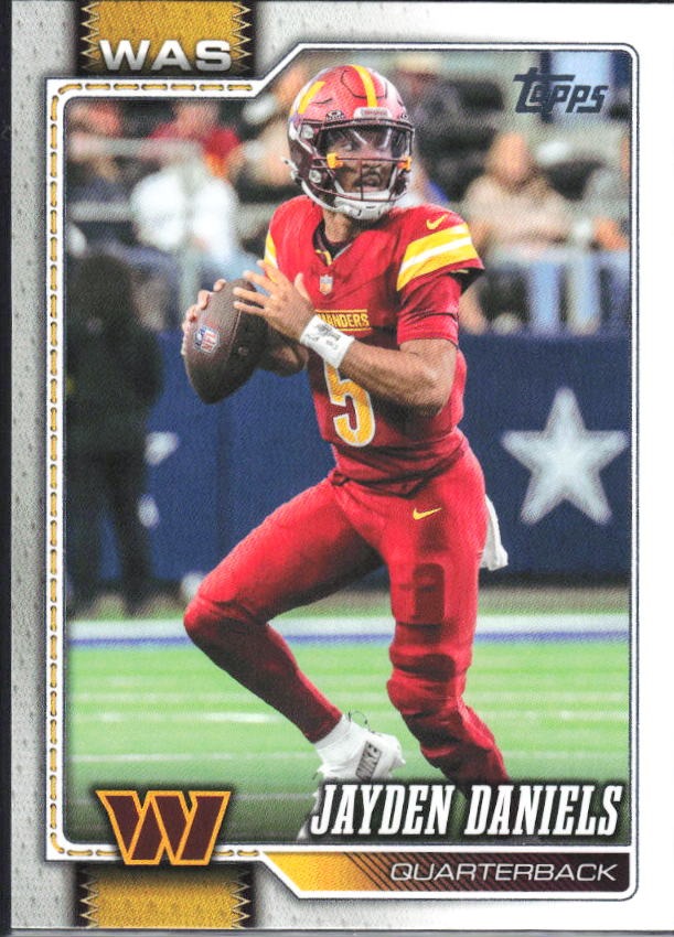 2026 Topps Flagship Football Jayden Daniels #196 – framsida