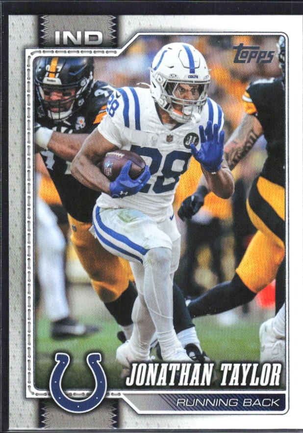 2026 Topps Flagship Football Jonathan Taylor #86 – framsida