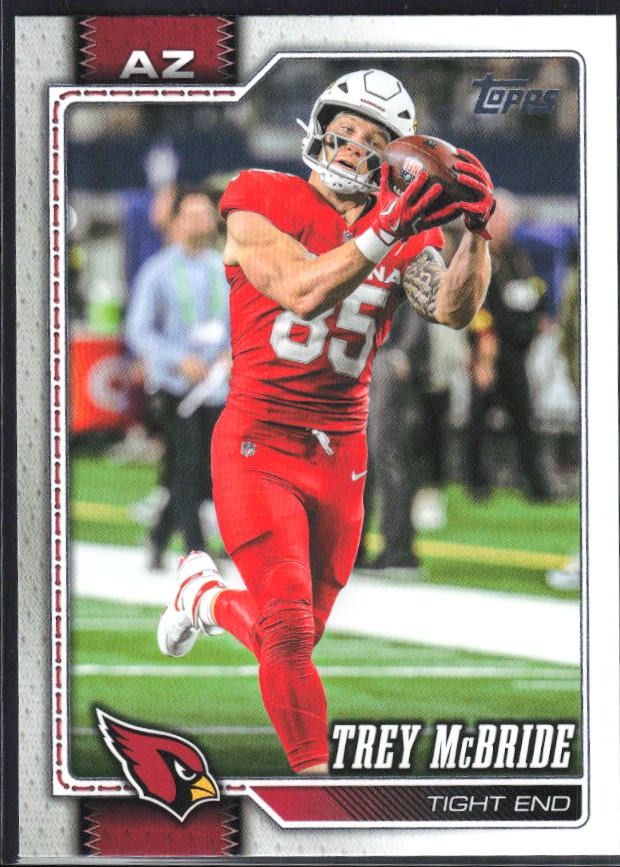 2026 Topps Flagship Football Trey McBride #5 – framsida