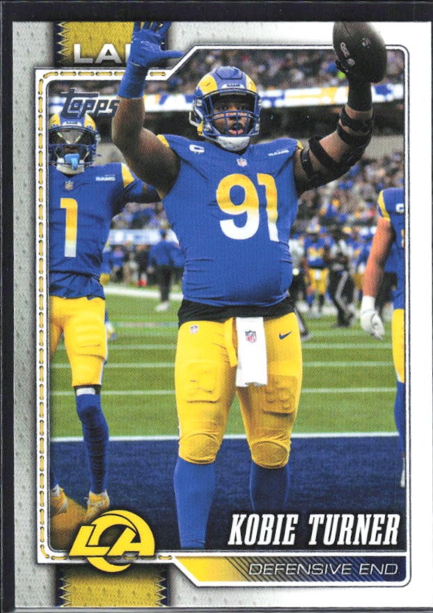 2026 Topps Flagship Football Kobie Turner #233 – framsida