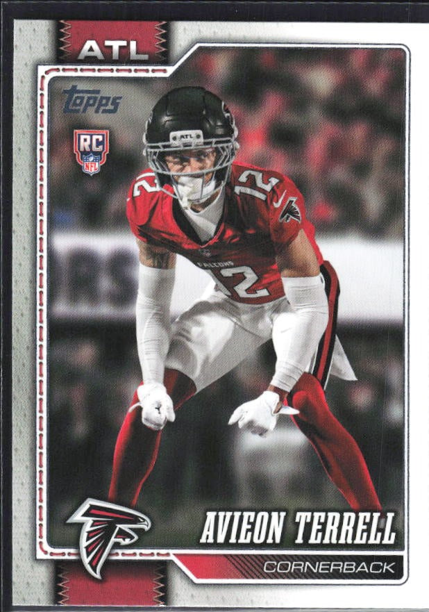 2026 Topps Flagship Football Avieon Terrell RC #379 – framsida