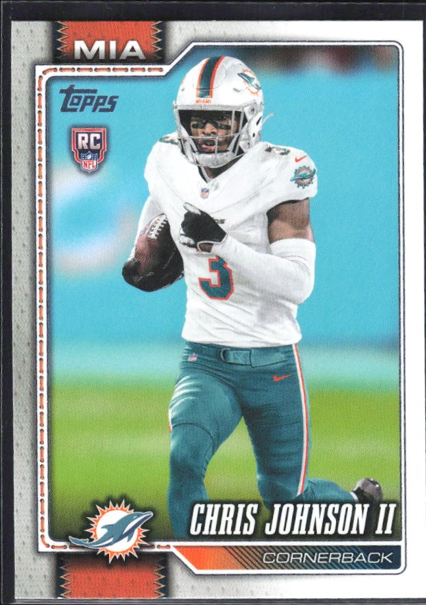 2026 Topps Flagship Football Chris Johnson II RC #356 – framsida