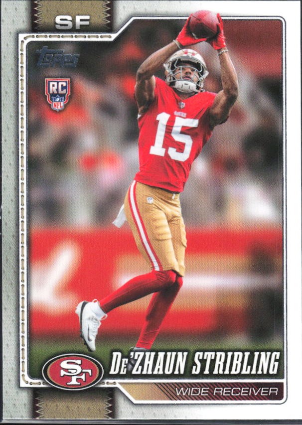 2026 Topps Flagship Football De’Zhaun Stribling RC #336 – framsida