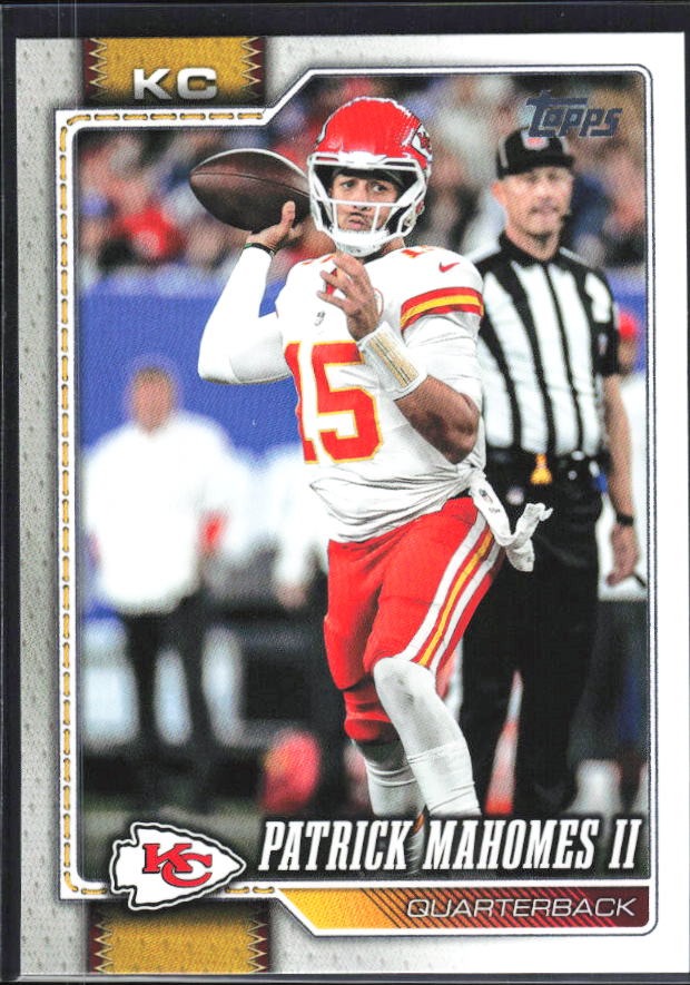 2026 Topps Flagship Football Patrick Mahomes II #97 – framsida
