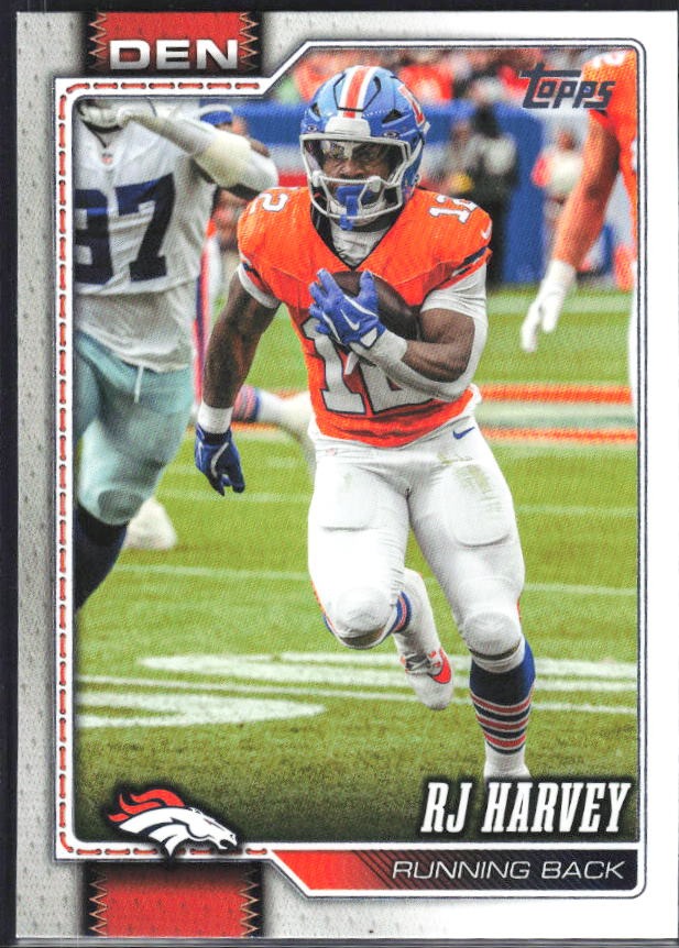 2026 Topps Flagship Football RJ Harvey #59 – framsida