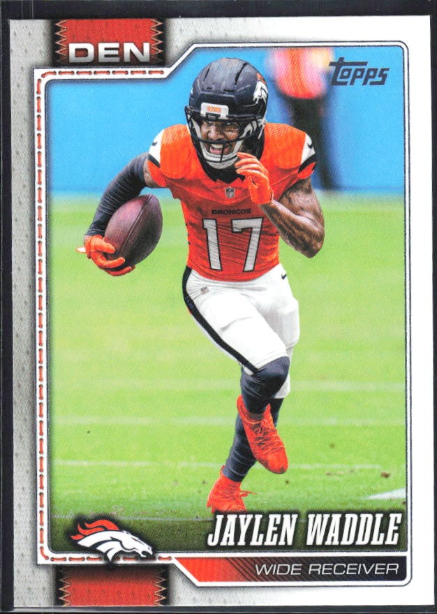 2026 Topps Flagship Football Jaylen Waddle #125 – framsida