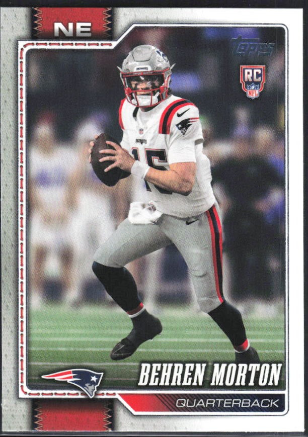 2026 Topps Flagship Football Behren Morton RC #351 – framsida