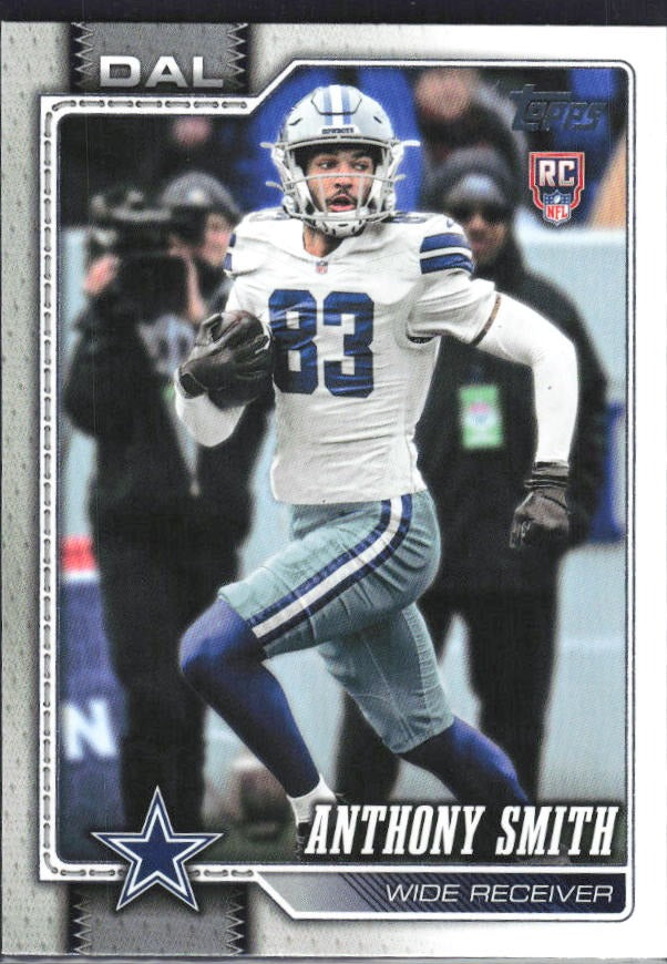 2026 Topps Flagship Football Anthony Smith RC #396 – framsida