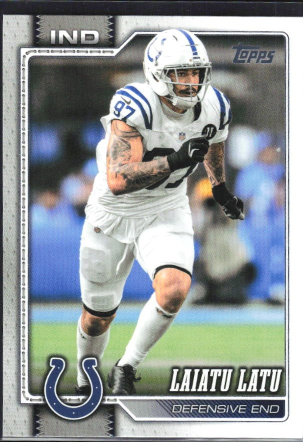 2026 Topps Flagship Football Laiatu Latu #228 – framsida
