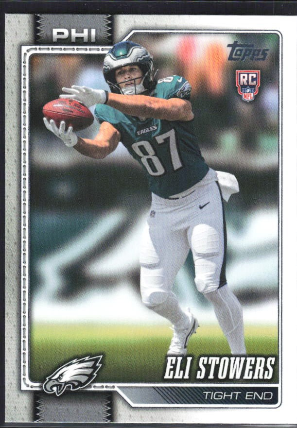 2026 Topps Flagship Football Eli Stowers RC #339 – framsida