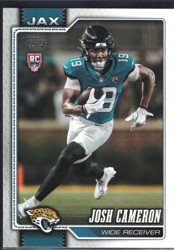 2026 Topps Flagship Football Josh Cameron RC #387 – framsida