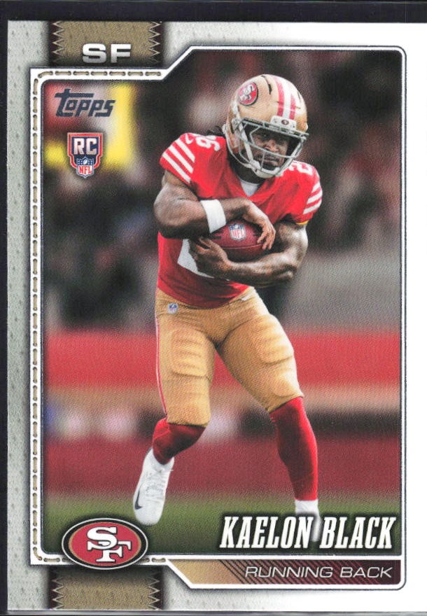 2026 Topps Flagship Football Kaelon Black RC #368 – framsida