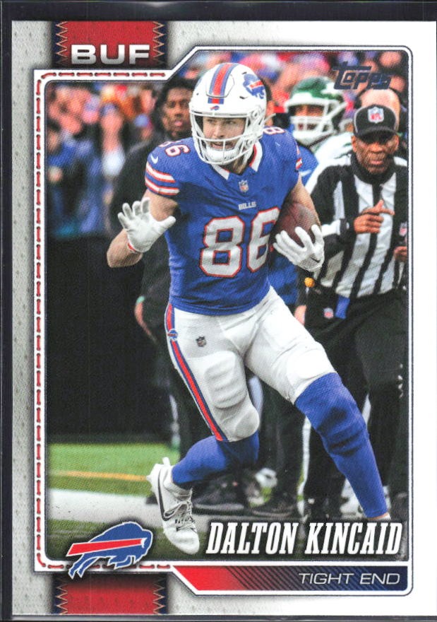 2026 Topps Flagship Football Dalton Kincaid #24 – framsida