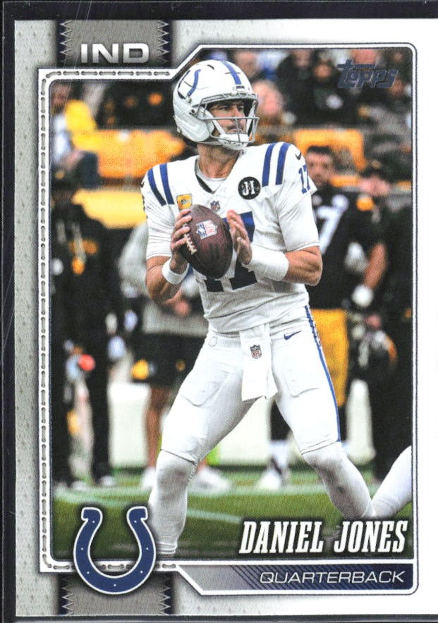2026 Topps Flagship Football Daniel Jones #89 – framsida