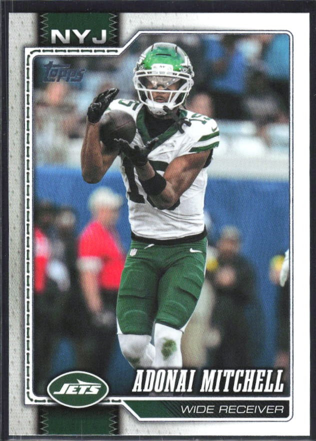 2026 Topps Flagship Football Adonai Mitchell #247 – framsida