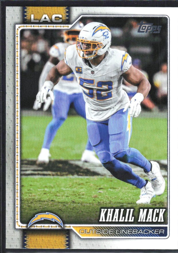 2026 Topps Flagship Football Khalil Mack #108 – framsida