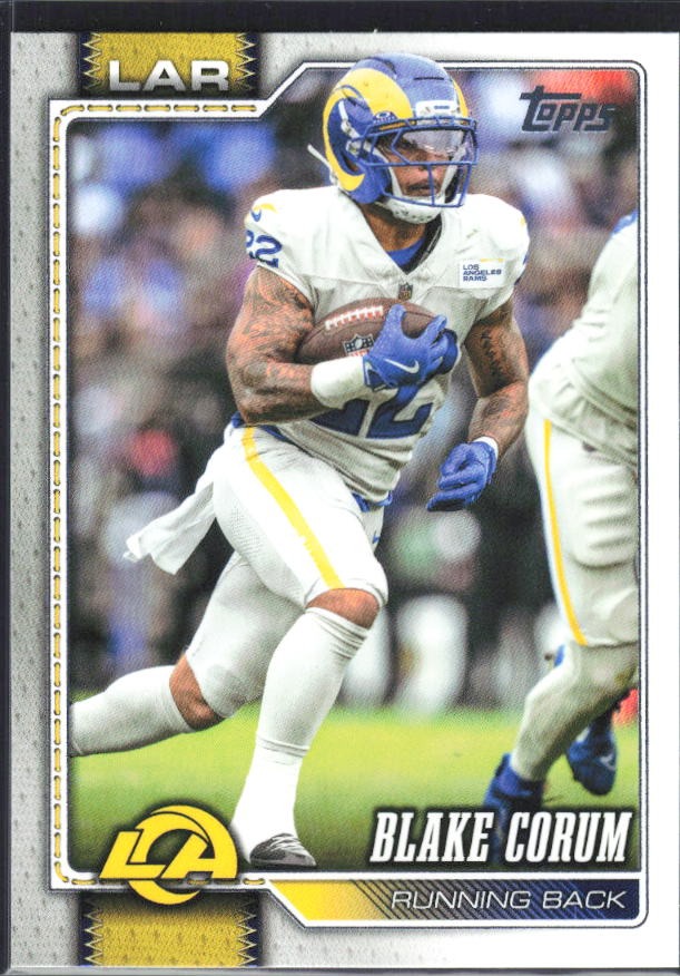 2026 Topps Flagship Football Blake Corum #234 – framsida