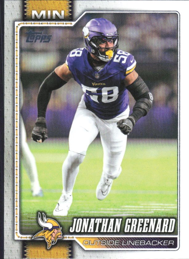 2026 Topps Flagship Football Jonathan Greenard #239 – framsida