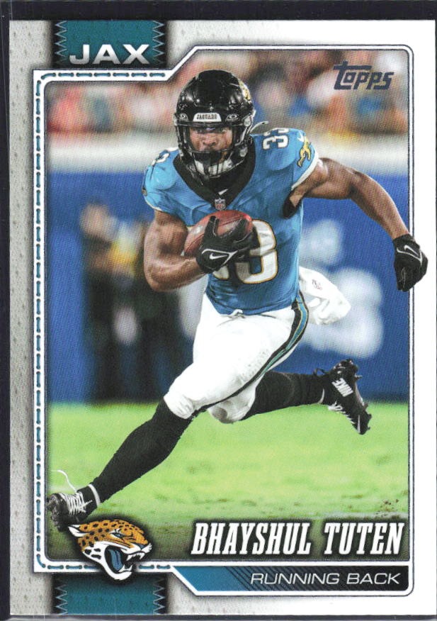 2026 Topps Flagship Football Bhayshul Tuten #91 – framsida