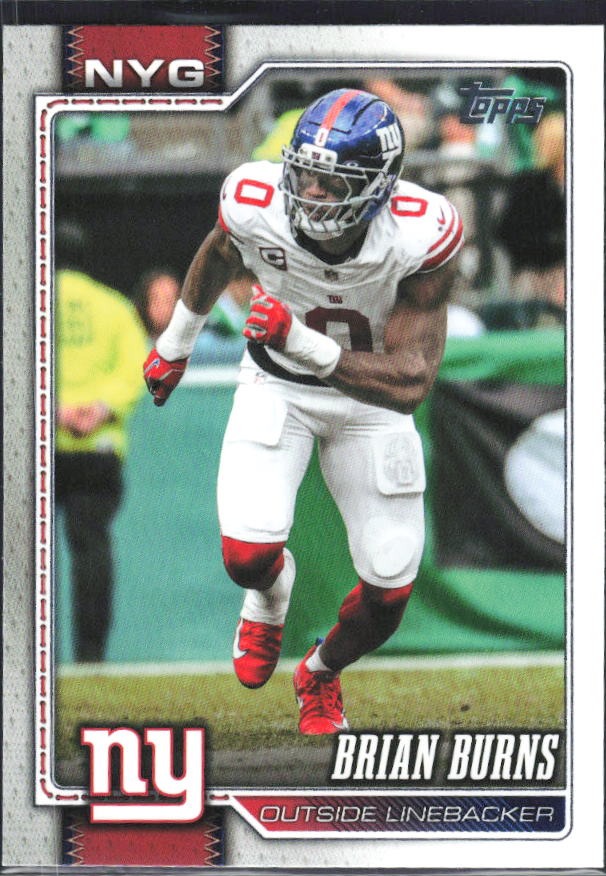 2026 Topps Flagship Football Brian Burns #154 – framsida