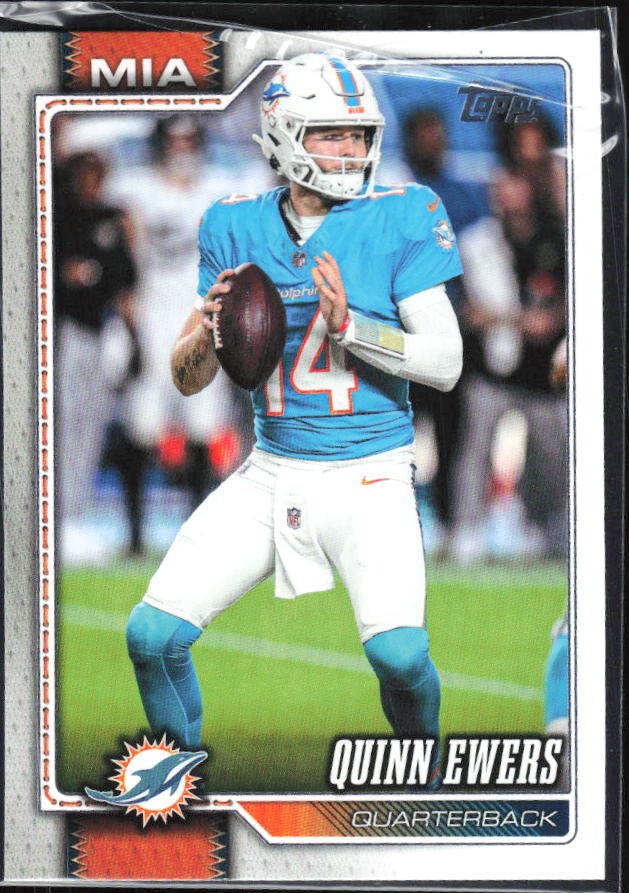2026 Topps Flagship Football Quinn Ewers #237 – framsida