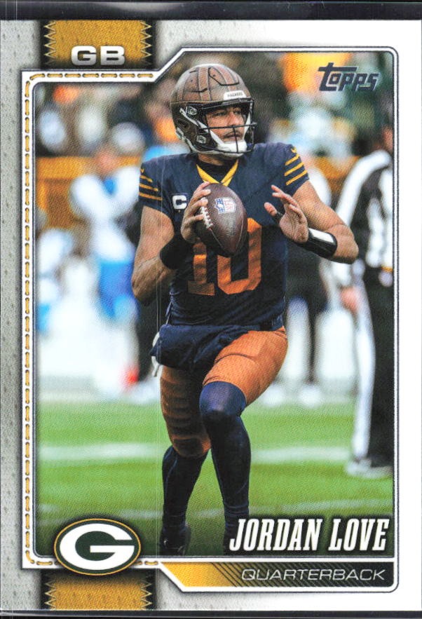 2026 Topps Flagship Football Jordan Love #76 – framsida
