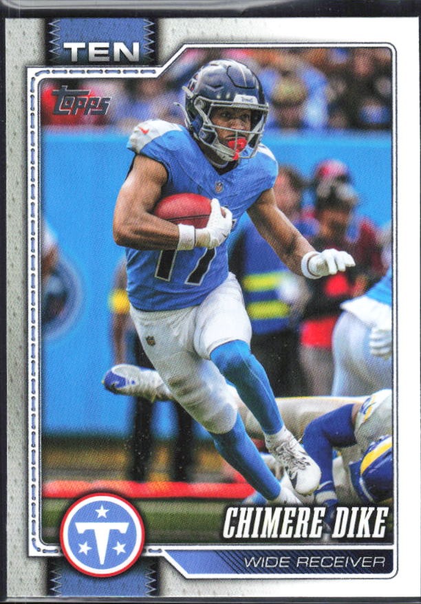 2026 Topps Flagship Football Chimere Dike #192 – framsida