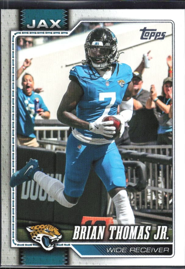 2026 Topps Flagship Football Brian Thomas Jr. #92 – framsida