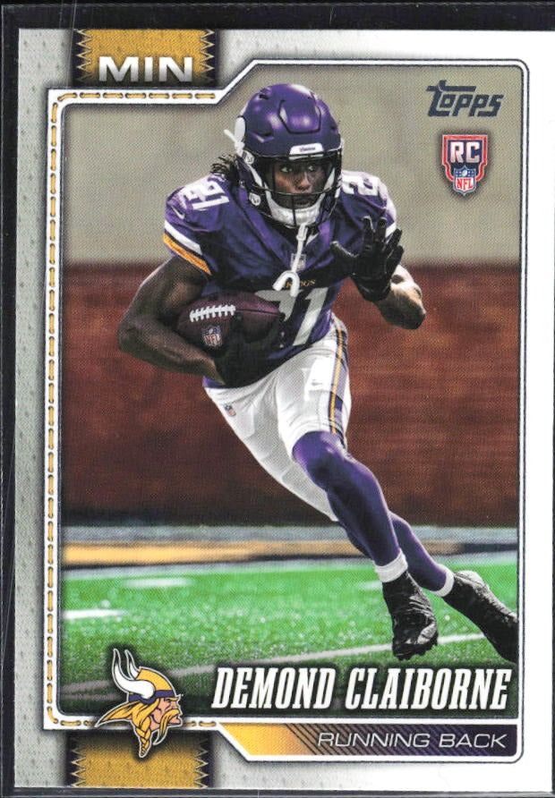 2026 Topps Flagship Football Demond Claiborne RC #316 – framsida