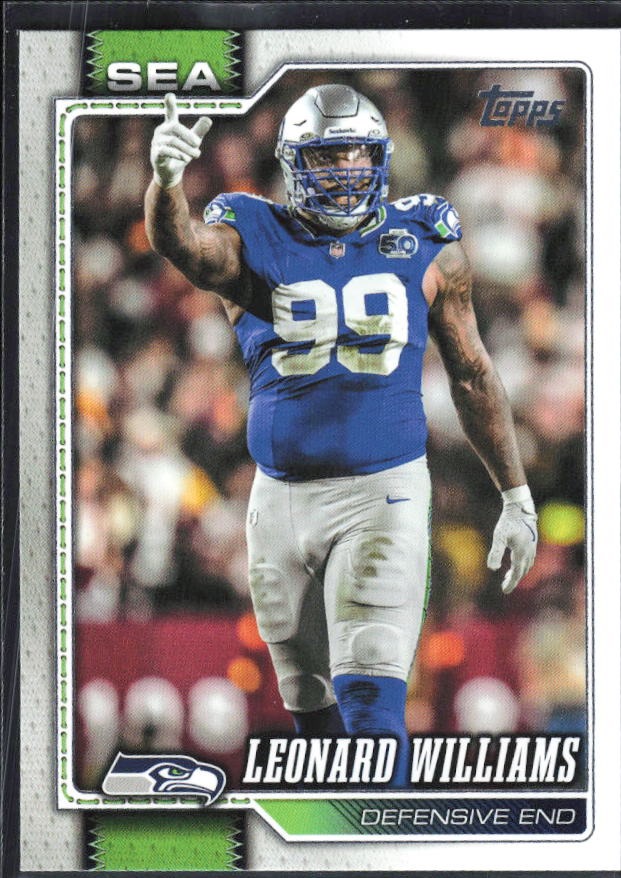 2026 Topps Flagship Football Leonard Williams #181 – framsida