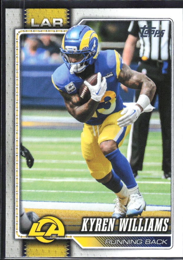2026 Topps Flagship Football Kyren Williams #114 – framsida