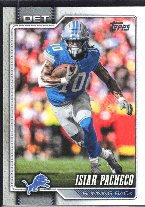 2026 Topps Flagship Football Isiah Pacheco #103 – framsida