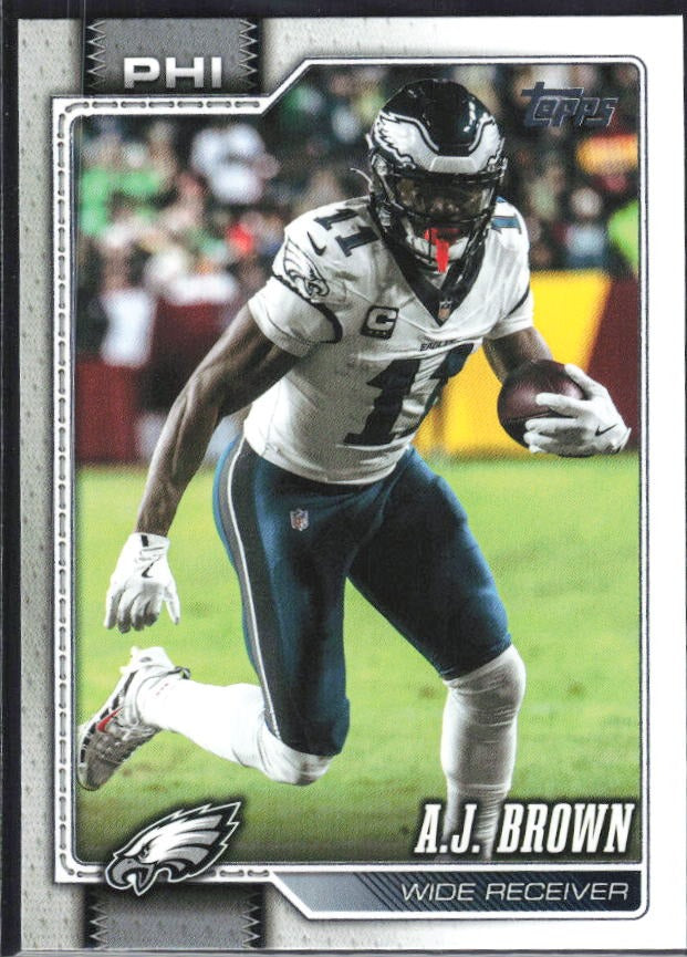 2026 Topps Flagship Football A.J. Brown #169 – framsida