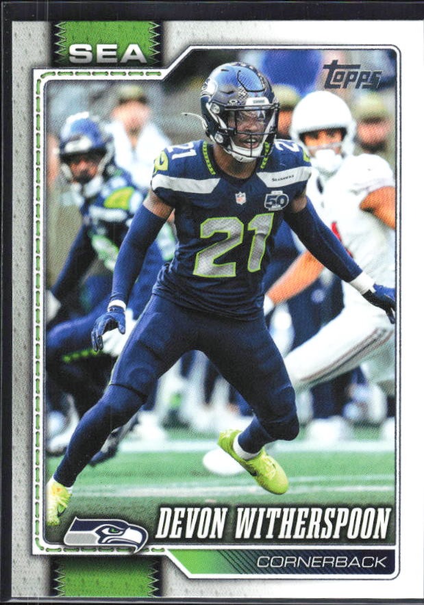 2026 Topps Flagship Football Devon Witherspoon #179 – framsida