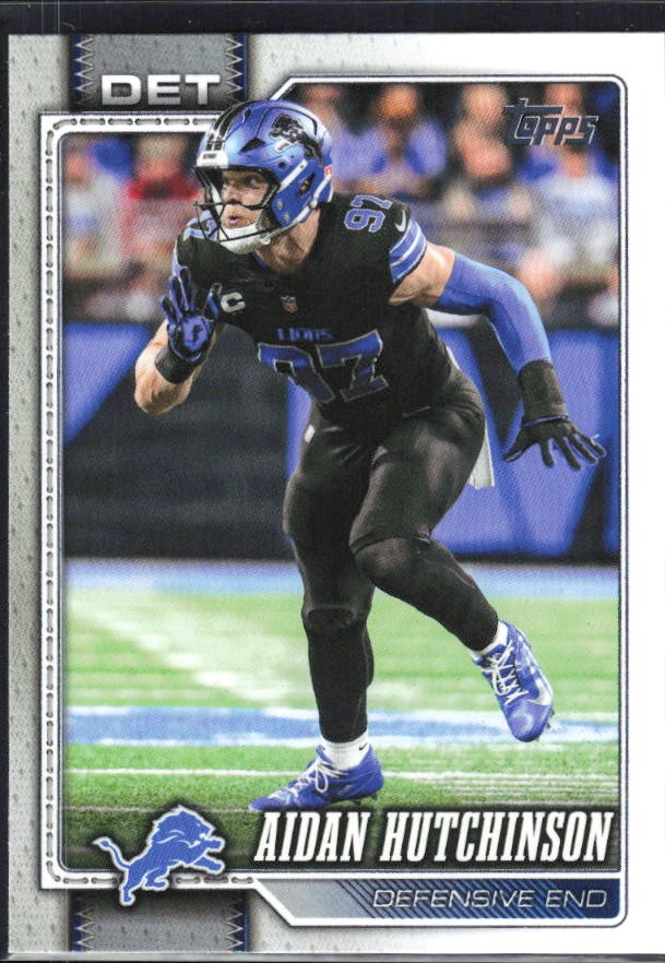 2026 Topps Flagship Football Aidan Hutchinson #69 – framsida