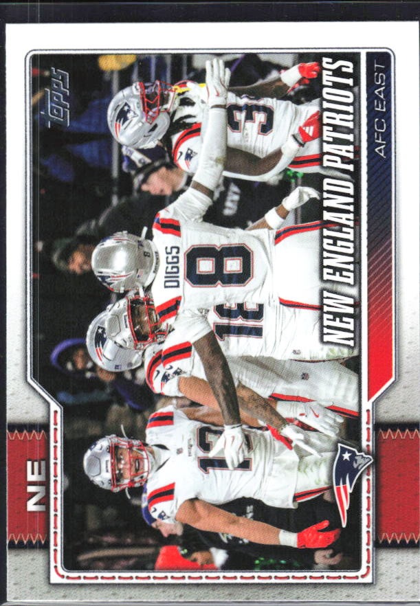 2026 Topps Flagship Football New England Patriots #278 – framsida