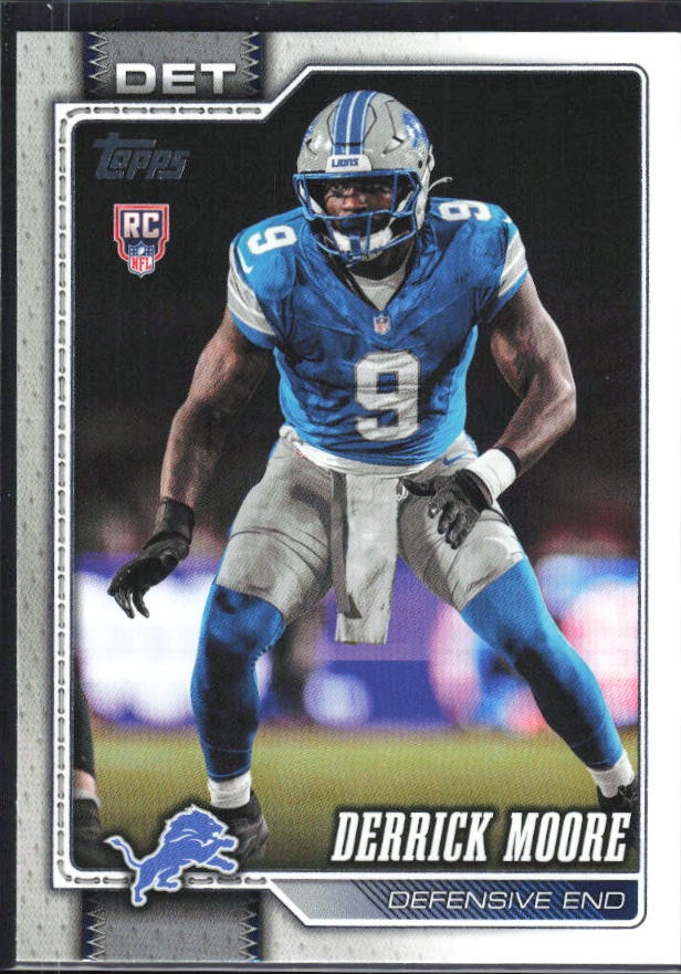 2026 Topps Flagship Football Derrick Moore RC #317 – framsida