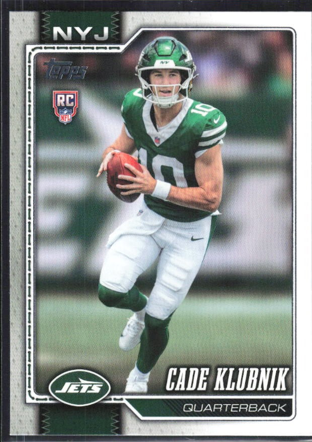 2026 Topps Flagship Football Cade Klubnik RC #306 – framsida