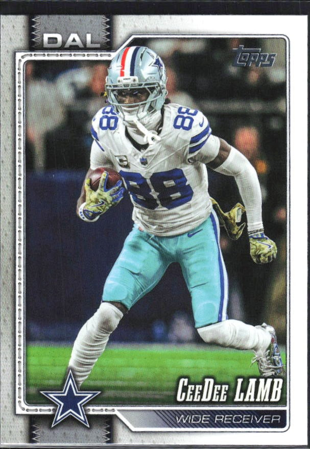 2026 Topps Flagship Football CeeDee Lamb #54 – framsida