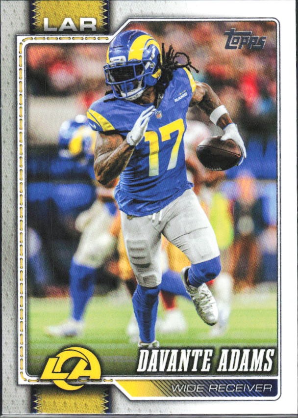 2026 Topps Flagship Football Davante Adams #117 – framsida