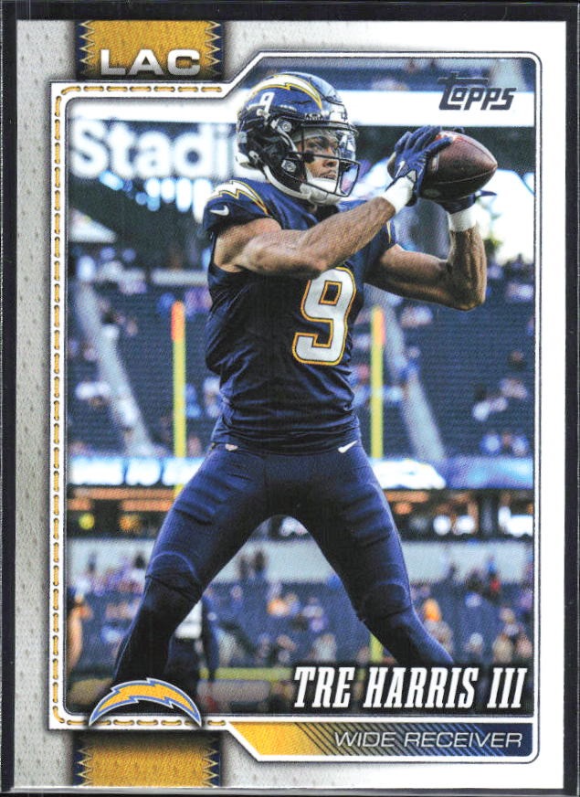 2026 Topps Flagship Football Tre Harris III #106 – framsida