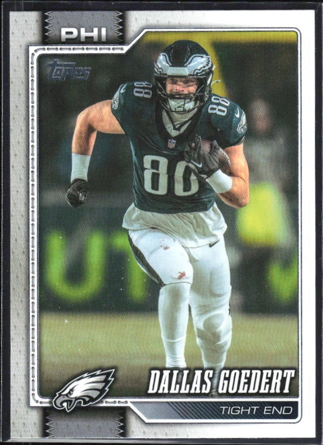 2026 Topps Flagship Football Dallas Goedert #170 – framsida