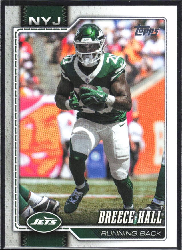 2026 Topps Flagship Football Breece Hall #162 – framsida