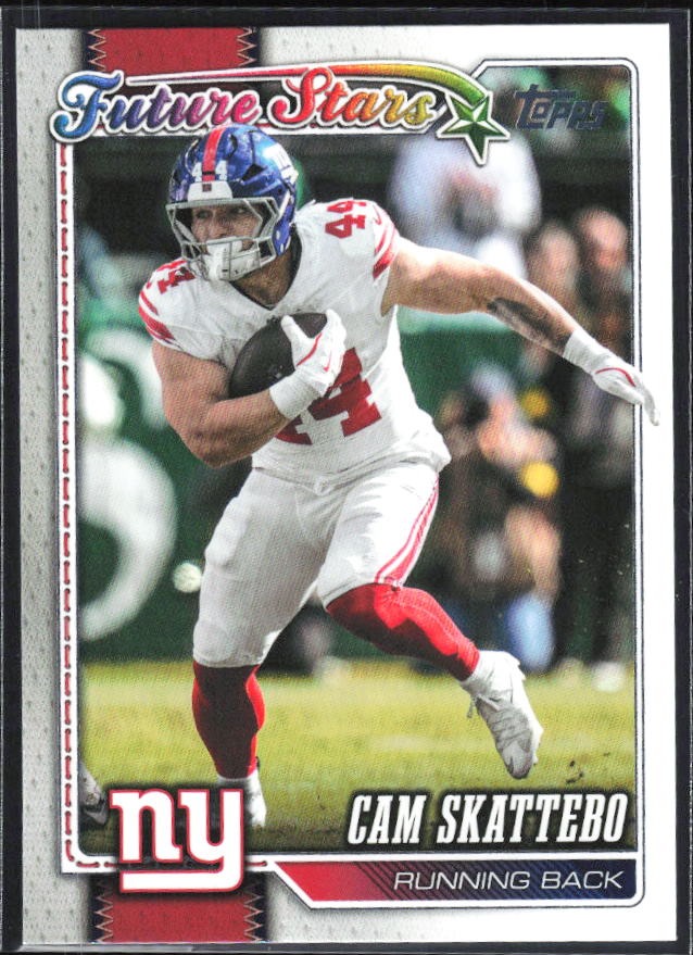 2026 Topps Flagship Football Cam Skattebo Future Stars #268 – framsida