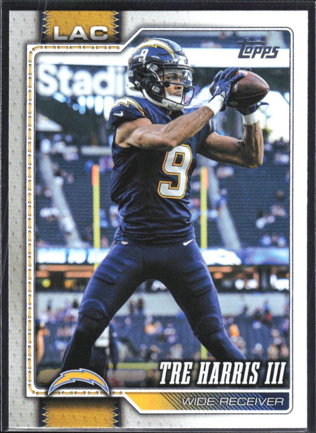 2026 Topps Flagship Football Tre Harris III #106 – framsida