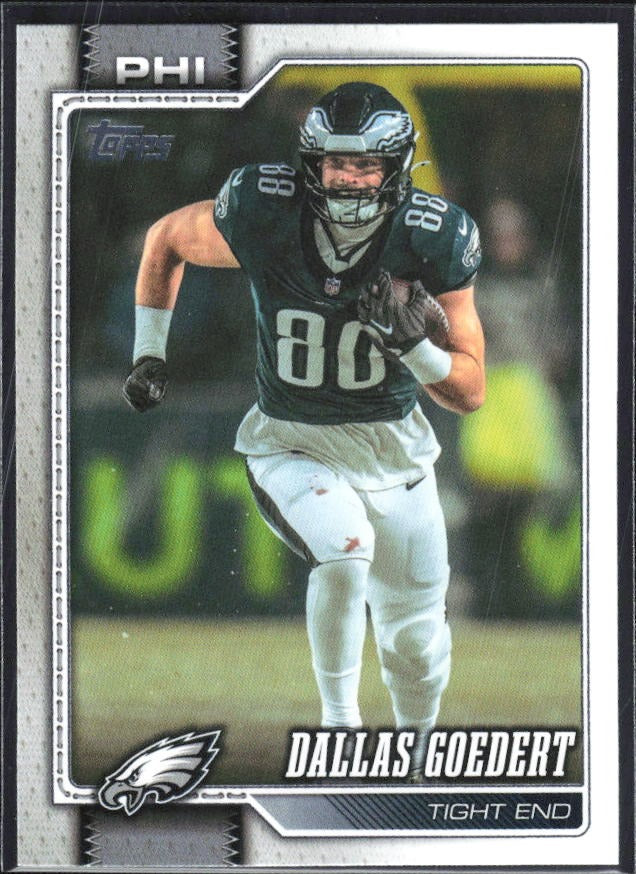 2026 Topps Flagship Football Dallas Goedert #170 – framsida