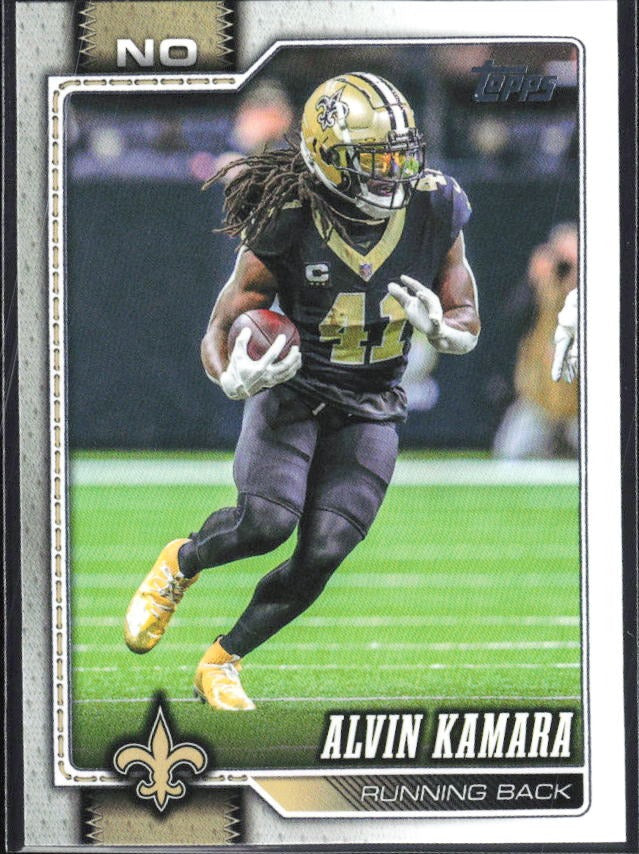 2026 Topps Flagship Football Alvin Kamara #149 – framsida