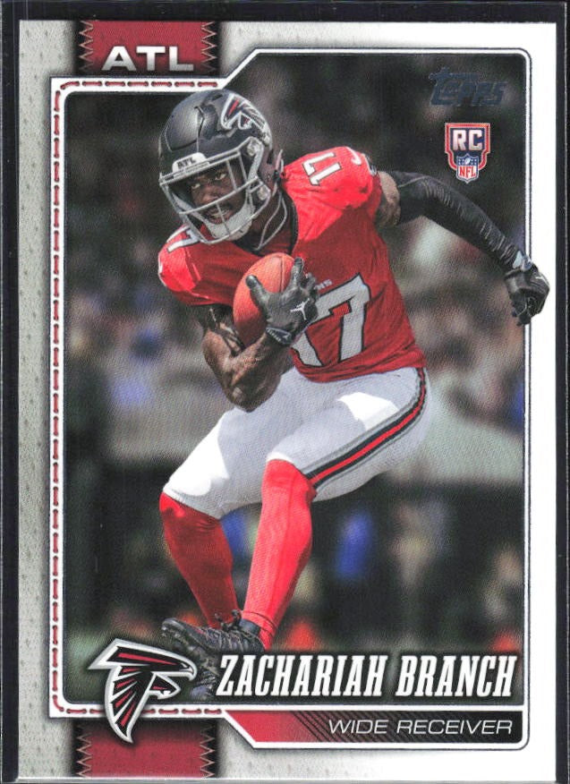 2026 Topps Flagship Football Zachariah Branch RC #397 – framsida