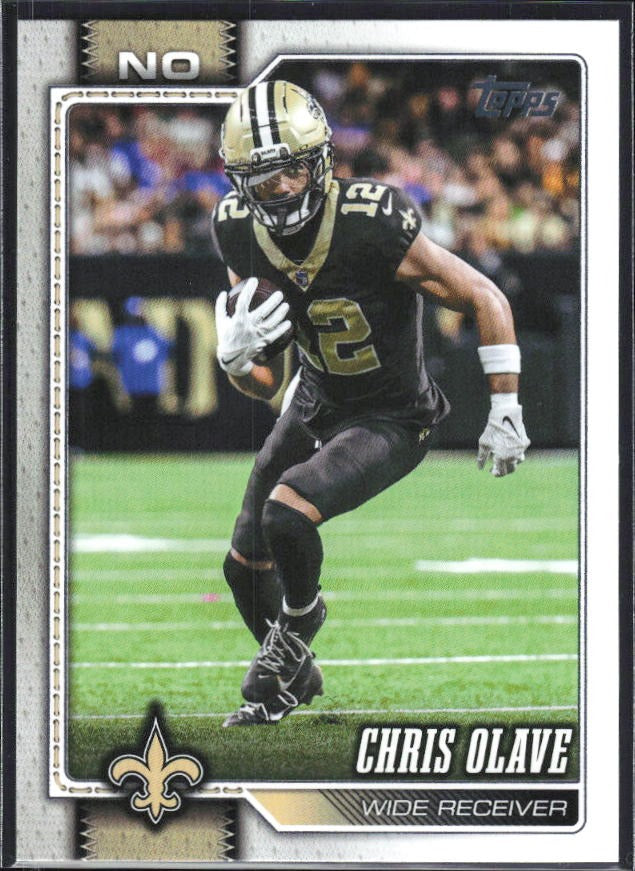 2026 Topps Flagship Football Chris Olave #147 – framsida